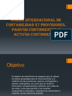 Norma Internacional de Contabilidad 37 Provisiones, Pasivos