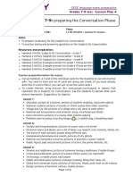 GESE Grades 7-9 - Lesson Plan 4 - Preparing The Conversation Exercise PDF