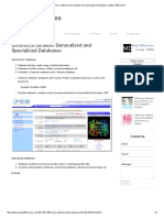 Difference Between Generalized and Specialized Databases - Major Differences