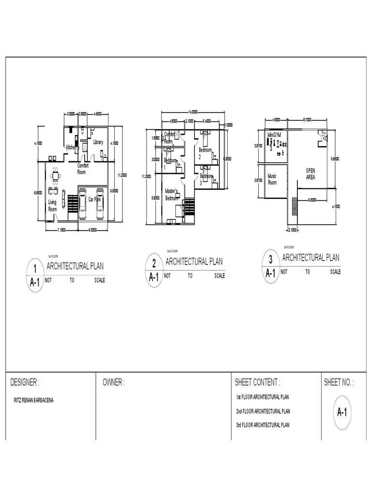 Detailed Architectural Floor Plans | PDF | Local Government Areas Of ...