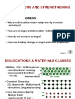 Dislocations and Strengthening Mechanisms