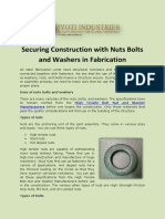 Securing Construction With Nuts Bolts