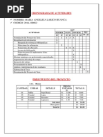Ejemplo de Presupuesto para Tesis | PDF | Presupuesto | Informática