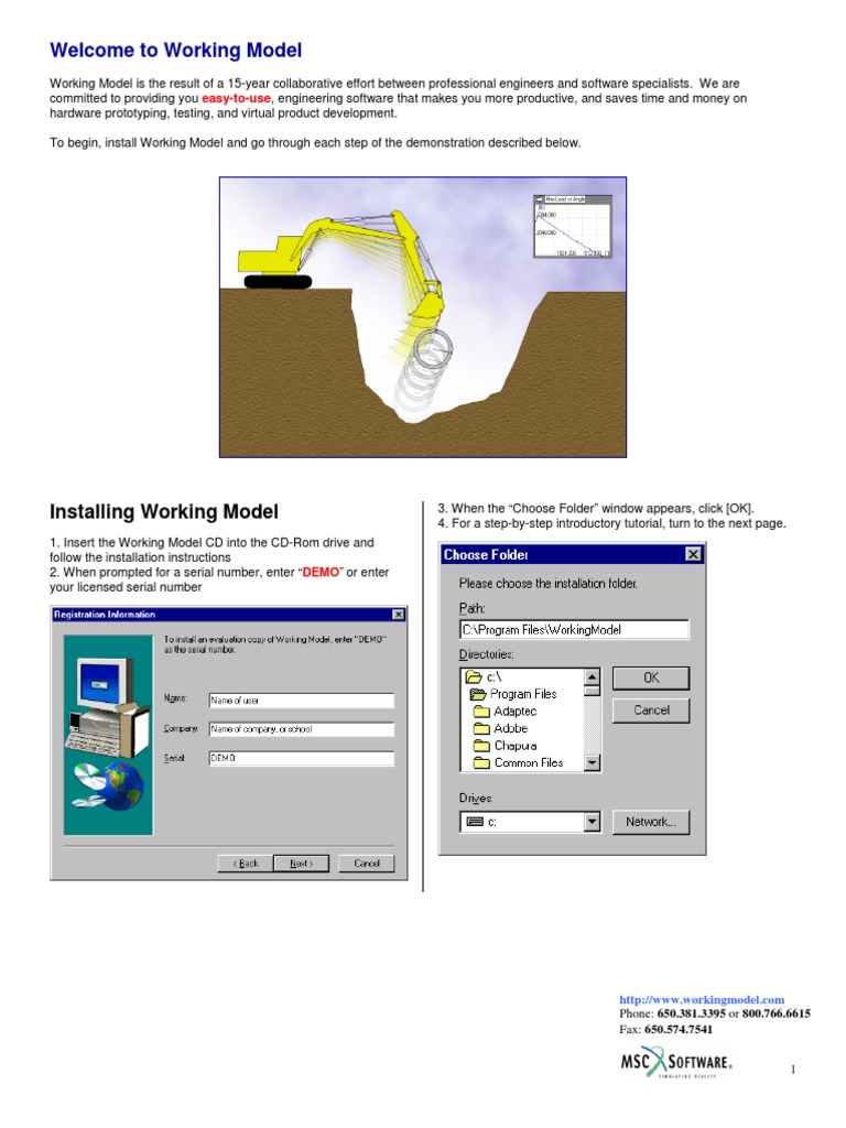 Working Model Installation and Tutorial Guide | PDF