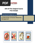 HRM - Human Resources Management Training Materials Free Sample