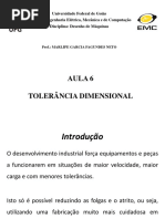 7 Aula - Tolerancia Dimensional