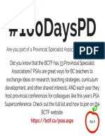 #100dayspd: Are You Part of A Provincial Specialist Association (Psa) Yet?