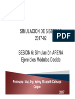 Simulacion Sistemas Semestre 8 - Sesion 6