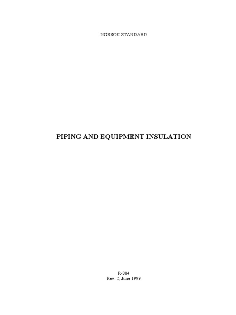 Piping Insulation PDF | PDF