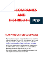 Film Companies and Distribution