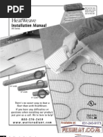 Watts Radiant HeatWeave Space Manual