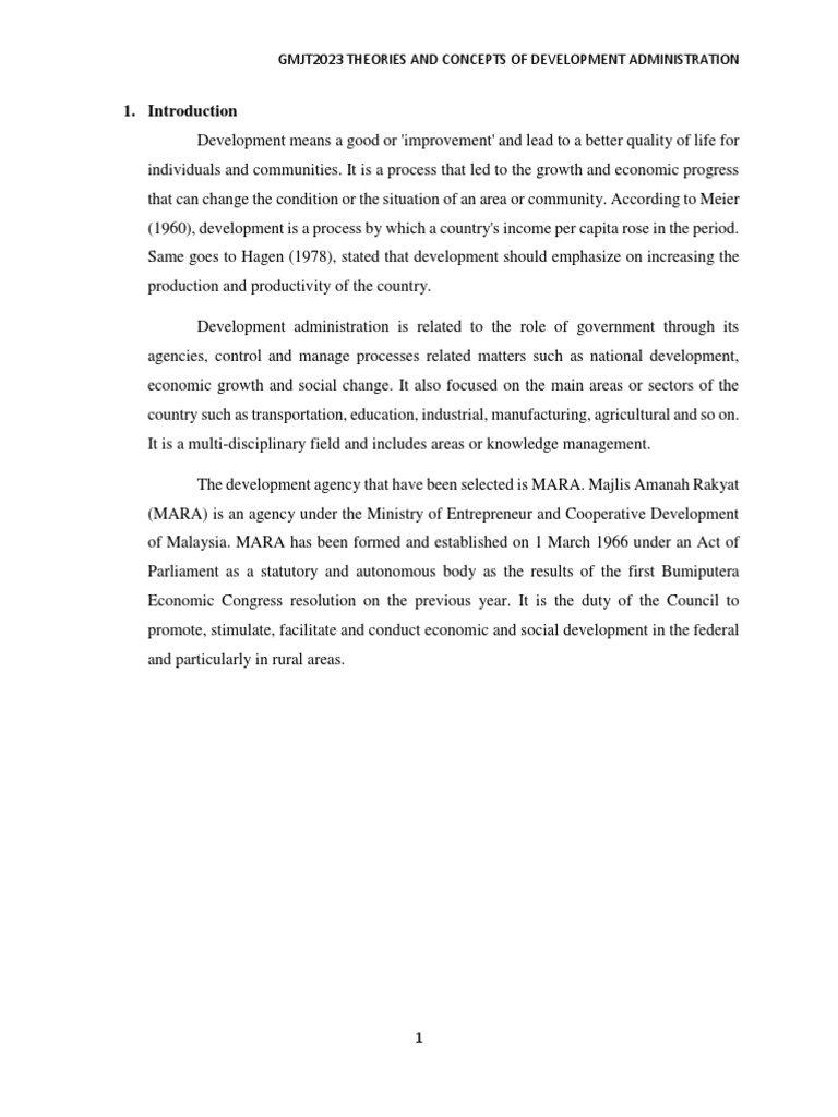 Mara Entrepreneurship Human Capital