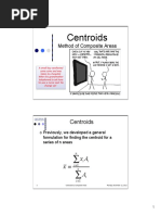 Centroids by Composite Areas PDF