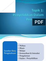 Tajuk 1a - Pengenalan Penyelidikan Dalam Pendidikan