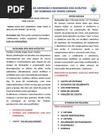 Ritual de Admissao de Acolitos 2017