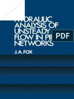 Hydraulic Analysis of Unsteady Flow in Pipe Networks