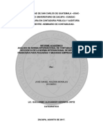 Informe Nic 41 y Niif Sec 34