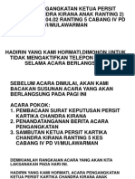 Susunan Acara Persit