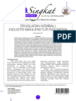 Penguatan Kembali Industri Manufaktur Indonesia