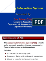 Accounting Information Systems: Presented by