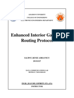 Enhanced Interior Gateway Routing Protocol: Adamson University College of Engineering Electronics Engineering Department