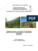 Cobertura Vegetal y Uso Actual Del Territorio - Zee Cajamarca
