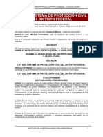 Ley Del Sistema de Protección Civil en El D.F. 28 Noviembre 2014(Imprimir)