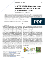 Researchpaper Application of ASTER DEM in Watershed Management as Flood Zonation Mapping in Koyana River of the Western Ghats