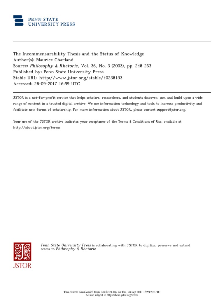 Incommensurability kuhn picture