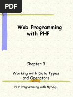 Web Programming With PHP