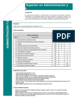 Tecnico Superior en Admon. y Finanzas