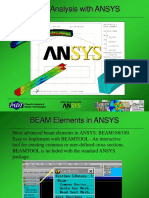 Beam Analysis With ANSYS