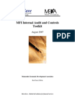 Toolkit for MFI Internal Audit and Controls[1]