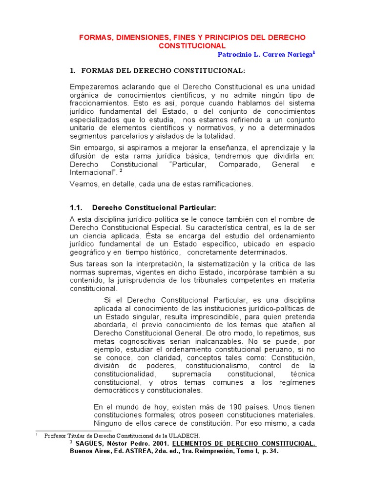 Formas, Dimensiones, Fines y Principios Del Derecho | PDF ...