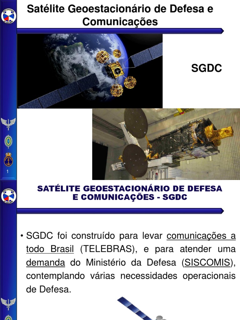 SGDC: Satélite de Comunicações e Defesa | PDF | Satélite | Nave espacial