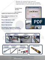 Manual de Instalacion de Tope de Estacionamiento 183cms PDF