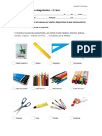 FICHA AVALIAÇÃO DIAGNÓSTICO - EV-Porto Editora 5ºano PDF