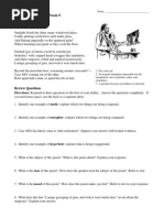 Figurative Language Poem 9 Operating Room by John Reed