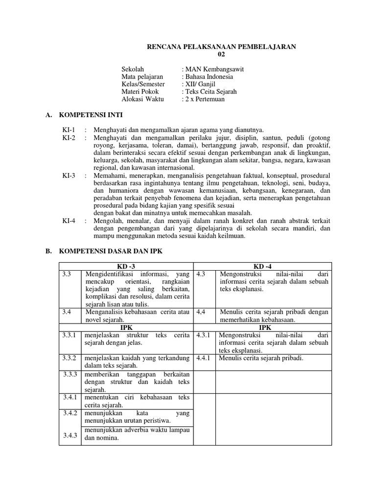 Teks Cerita Sejarah Beserta Struktur Dan Kaidah