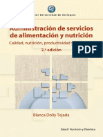 Administración de Servicios de Alimentación y Nutrición Calidad, Nutrición, Productividad y Beneficios 2a Ed - Blanca Dolly Tejada PDF