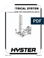 Hyster B214 Electrical System - 1638483-2200SRM1279 (05-2006)