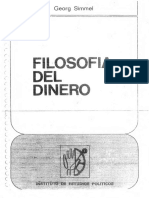 Simmel Georg Filosofia Del Dinero PDF