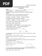 Evaluacion de Proceso Geometria Octavo
