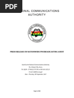 Download Full Press Release - NCA Sanctions FM Authorisation Holders - September 2017 by GhanaWeb Editorial SN360206682 doc pdf