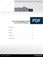 Extra Downloadable Activities For The 2015 FCE Exam: 2 Reading 3 Writing 4 Workbook 9 Answer - Key 10
