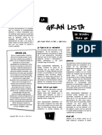 La Gran Lista de Tramas para JDR PDF