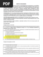 DIREITO CONSUMIDOR
