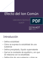 Efecto Del Ion Común