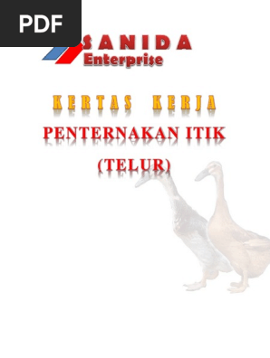 Kertas Kerja Itik Telur Pdf