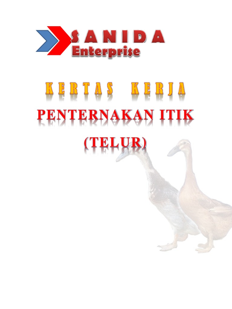 255129198 Kertas Kerja  Itik Telur  255129198 Kertas Kerja  Itik Telur